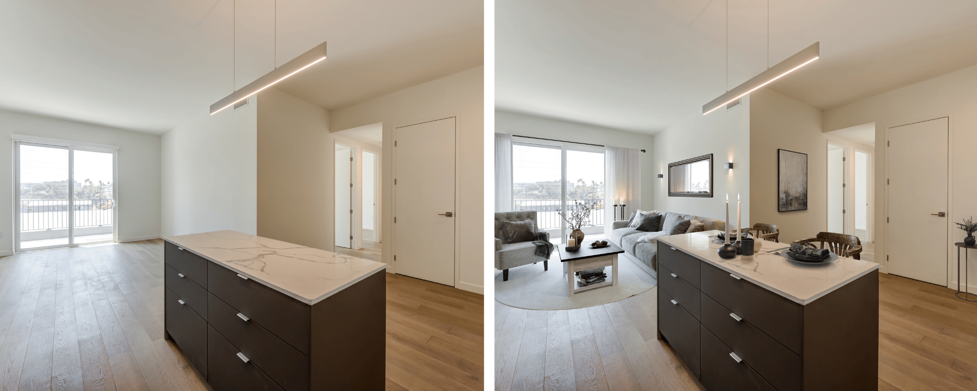 16 Stunning Apartment Virtual Staging Before and After Photos